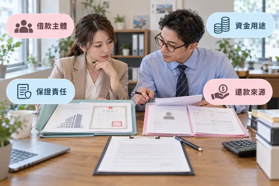 企業融資和負責人個人借款有什麼不同？主題圖：借款主體、資金用途、保證責任