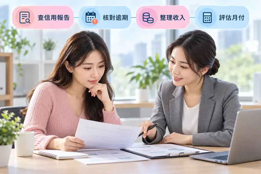 有信用瑕疵可以申請貸款嗎?主題圖:信用報告、異常現況、收入證據