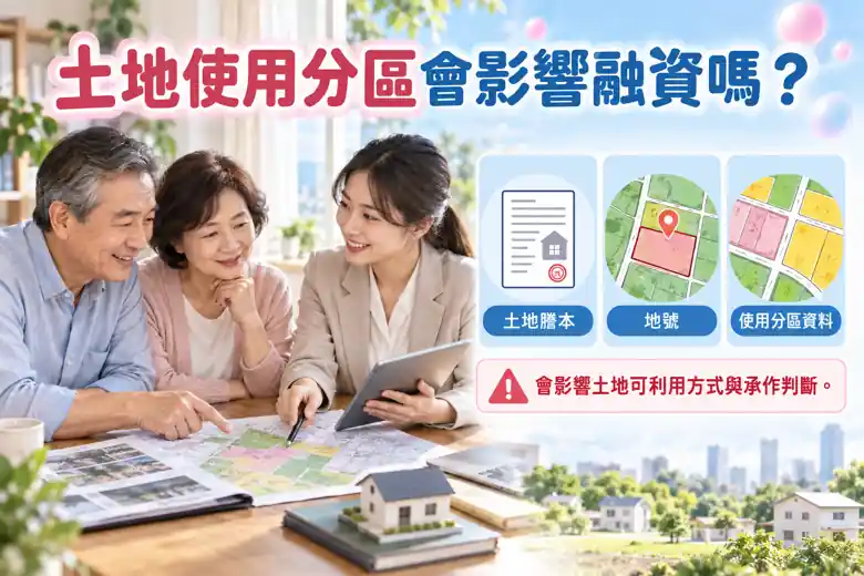 土地使用分區會影響融資嗎？主題示意