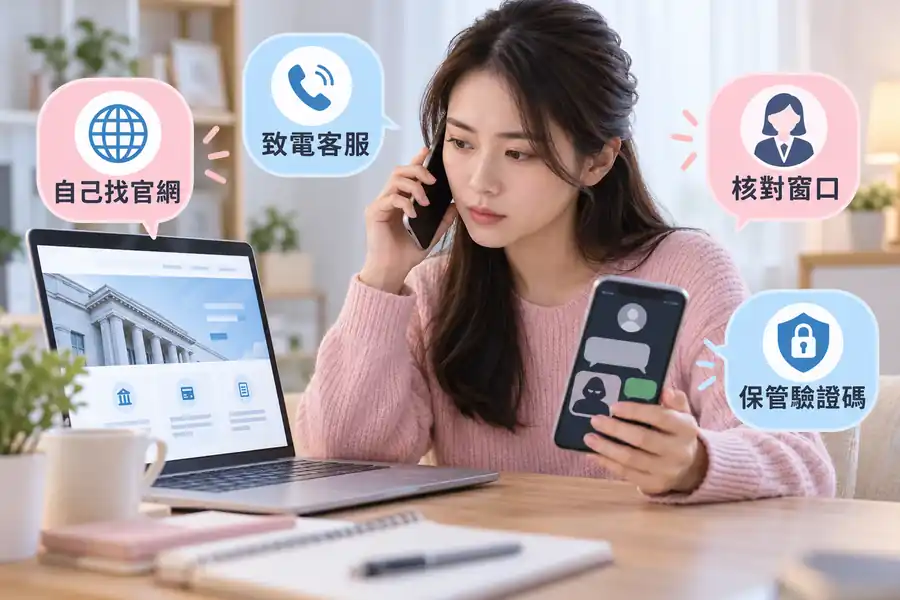 貸款交給誰比較安全?從銀行官網、陌生私訊到正式送件的查證清單主題圖:查官方管道、核對受理人、確認費用